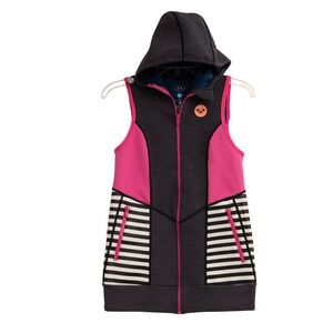 ROXY Neoprene Hooded Rash Guard Vest Surfing Wetsuit Paddleboard Water Sports